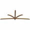 Ekena Millwork Davenport Timber Gable Bracket, Western Red Cedar, 108"W x 45"H x 1 1/2"D x 3 1/2"F, 10/12 Pitch GBW108X45X0204DAV00SWR - alternate 2